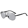 Miniatyrbilde 1 av 4: Aviator Solbriller For Menn Kvinner Polarisert Uv400 Beskyttelse Speilglass Metallramme Med Fjærhengslerxq-sg1517