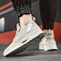 Miniatyrbillede 3 af 5: Herre Sports Løbesko Flyvende Vævet Åndbare Sneakers Frd5001 Beige EU 41