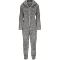 Miniatyrbild 3 av 5: Kvinnors sexiga djup V-ringad bodycon jumpsuit pyjamas långärmad romper nattkläder Blue M