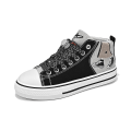 Miniatyrbillede 1 af 5: Børne Canvas Sko Mode Sneakers Lav Top Tennissko Snørebånd Casual Sko 3D606 Beige EU 32