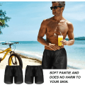 Miniatyrbild 2 av 5: Althee engångsboxershorts för män, svarta boxershorts, engångsunderkläder för resor, S-2xl M