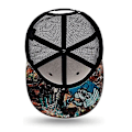 Miniatyrbilde 5 av 5: Sommerskyggehatt Grafisk Trykk Hip Hop Hatt Mesh Hatt Pustende Mesh Hatt yellow