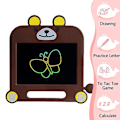 Pikkukuva 3 / 5: Pyyhittävä Uudelleenkäytettävä LCD-tabletti Joululahja H coffee style2