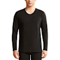 Miniatyrbild 1 av 5: Inner Fleeces Termisk Underkläder Set För Kvinnor Män Termisk Underkläder Bottnar XXXL Black Male
