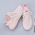 Miniatyrbillede 3 af 4: Dame Sneakers Åndbare Flyvende Vævede Løbesko Fra7701 Pink EU 41