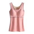 Miniatyrbillede 1 af 5: Indre Fleece Termovest Bedste Termoundertøj Til Piger Ærmeløse Intime Toppe 2XL Pink
