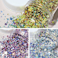 Miniatyrbild 2 av 5: Laser Flash Powder Patch Nail Flash Powder Block Holografisk Flash Med Olika Storlekar Och Former style2