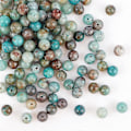 Miniatyrbillede 1 af 5: Naturlige Chrysocolla Ædelsten Perler Strenge Runde Farvede 6mm Hul: 1.2mm