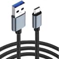 Miniatyrbild 1 av 5: Flexibel Type-C-kabel, Type-C till USB A laddningskabel och datakabel.