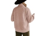 Miniatyrbilde 2 av 5: Vinterjakke for kvinner med lange ermer, lommer og varm fleece Khaki M