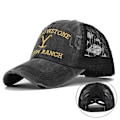 Miniatyrbillede 1 af 5: Sztxj Yellowstone Dutton Ranch Baseball Cap Justerbar Broderet Kasket (a)