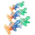 24-pack klämmor för chipspåsar i plast, olika färger, 31 mm
