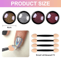 Miniatyrbild 2 av 5: Nagelpulver Metall Spegel Mjöl Holografiskt Pigmentpulver Nagelkonst Dekoration Set 4 Lådor Set2
