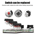 Miniatyrbilde 4 av 5: Tilpasset Mini Tastatur  Mye Brukt 3 Knapper RGB Bakgrunnsbelyst 9 Tasters Programmerbart Mini Gaming Tastatur For PC (svart) Black