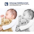 Miniatyrbillede 3 af 5: Babyalarm med natkamera, 2,4 GHz temperaturmonitorerede vuggeviser LCD 2,4 tommer