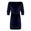 Miniatyrbillede 3 af 4: Fleece Badekåbe Dame Blød Morgenkåbe Hætte Fluffy Frotte Lang Badekåbe Blue 4XL