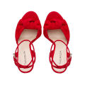 Miniatyrbilde 4 av 4: Høye stiletthælsandaler for kvinner, Karrie Red 41