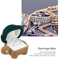 Miniatyrbild 5 av 5: Ring Box, Söt tecknad sköldpadda bröllop ring box liten smycken skyddsfodral bröllop ring förvaring presentask för bröllop förlovningsring Alla hjärtans dag