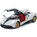 Pikkukuva 1 / 4: 1:24 Simulaatio Pagani Metalliseos Automalli Ääni- ja Valo Vetäytymistoiminnolla Urheiluauto Painevalettu Metalliseos Lelu Poikien Kokoelma Koristelahja