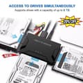Zilkee Ultra Recovery Converter USB3.0 til SATA/IDE Harddisk Kabel Disk Adapter EU Stik - Perfekt