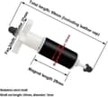 Starlight-lay Z Spa Varmvattenbad Pump Impeller/Rotor E02 Fix, (69mm) - Perfekt