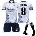 Miniatyrbild 1 av 2: 22-23 Real Madrid Dragon Mönster T-shirt fotbollströja Set KROOS 8 Kids 18(100-110CM)