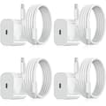 iPhone-laddare – snabbladdaradapter + USB-C Samsung Samsung (20w White) 4-pack