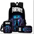 Fortnite Rygsæk Stor Kapacitet Tre-delt Perifer Rygsæk Elev Skoletaske