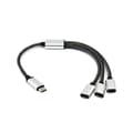 Miniatyrbillede 1 af 5: USB C Han til 3 USB C Hun Splitter til Type C Telefoner, Tablets, Laptops{DB}