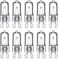 G9 halogenlampor 230V, 10-pack 40W