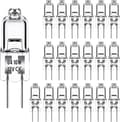 G4 halogenlampor 10W 12V - Varmvit - 20-pack 10W 10W 10W 20 st