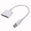 Pikkukuva 2 / 3: 30-nastainen naaraspuolinen USB 3.1 Type C -uros USB-C -sovitinkaapeli - Tietokonekomponenttien lisävarusteet Adapterit