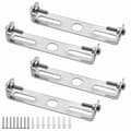 Taklampsfäste - AIMOONSA - 90 mm - 4-pack - Galvaniserad metall - för 95–115 mm