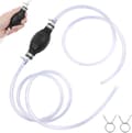Manuell sifonpump - AIMOONSA - 10 mm - 1,2 m & 0,8 m slangar - Gummiboll - Flexibel PVC-slang
