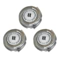 3PCS Ersättning Rakblad-Bladersättning för Philips No-relco R-azor HQ8 Dual-Precisions