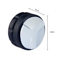 Miniatyrbild 4 av 5: 1/2/5 Hushållens kaffedistributör För Espresso Tamper Coffee 58mm Black 3 leaf 1Set