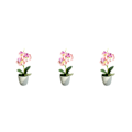 Miniatyrbild 4 av 5: 1/2/3/5 Realistiskt utseende Hållbar konstgjord blomma för DIY Pink 3PCS
