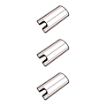 Miniatyrbild 4 av 5: 1/2/3 slitstark putsjusteringsspegel för precisionsputtning 3PCS