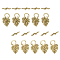 Miniatyrbild 3 av 5: 1/2/3 10 set Leaf OT Toggle Clasps Smycken Clasp Connectors Golden 1Set