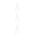 Miniatyrbild 2 av 5: 1/2/3 1:12 Jumpsuit Kläder för kvinnor för HT Action Figure Kläder White 13.6cm 3Set