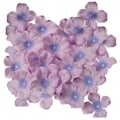 Miniatyrbild 4 av 5: 1/2/3 500 st konstgjorda rosenblad för DIY-hårbåge Lavender 1Set