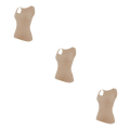 Miniatyrbild 4 av 5: 1/2/3 Damväst Fitness Bröststöd Toppar Andas Skin Color L 3PCS