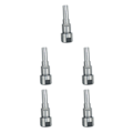 Miniatyrbild 1 av 5: 1/2/3/5 Diameter Shank Router Collet Extension För Chuck Hållare Silver 12mm 5Set