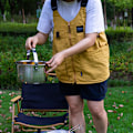 Miniatyrbild 4 av 5: Campingväst Axelväska Andas lätt för jakt Yellow M