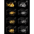 Miniatyrbild 5 av 5: 1/2/3 Akryl Display Box Case Modell Figur Display Dammtät Clear 13.5x11x23.5cm 1Set