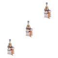 Miniatyrbild 5 av 5: 1/2/3/5 Gitarrpotentiometer Audio Pot Elektrisk gitarrbas A500K 3Set