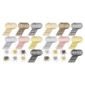 Miniatyrbild 1 av 5: 1/2/3/5 220/250 st Nyckelring Nyckelringar Blanks Nyckelringar fynd multicolor 25mm 2Set
