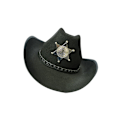 Miniatyrbild 3 av 5: Damer Män Western Cowboyhatt Solhatt med String För Jazzhatt Black