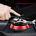 Miniatyrbild 5 av 5: 1/2/3 Solar Powered Car Air Freshener För Creative Small Car Red 10.4x8cm 1Set
