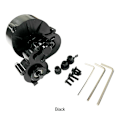 Miniatyrbild 5 av 5: 1/2/3/5 Metal Transmission Växellåda Motorväxel För 1/10 Axial Black 1Set